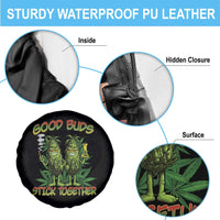 Funny Marijuana Spare Tire Cover Good Buds Stick Together Couples 420 Weed Cannabis