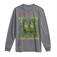 Funny Marijuana Long Sleeve Shirt Good Buds Stick Together Couples 420 Weed Cannabis
