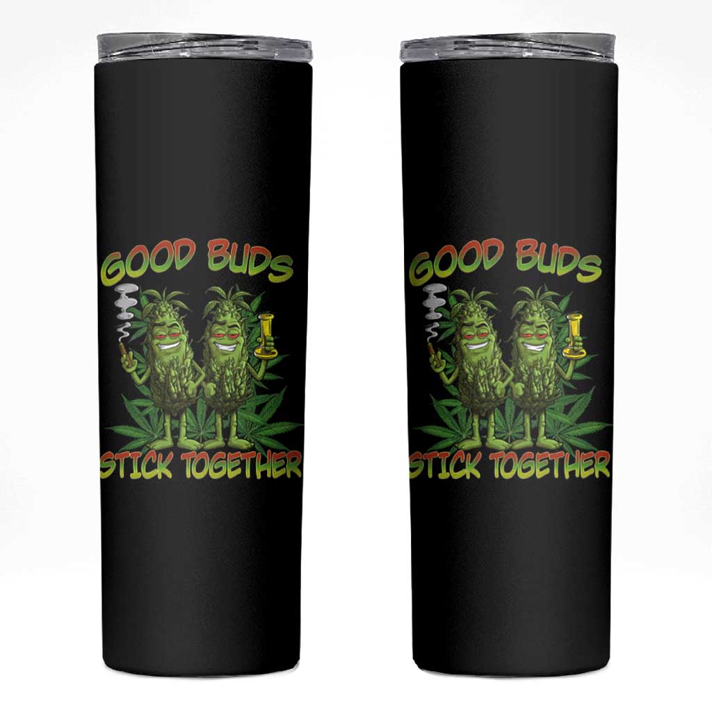 Funny Marijuana Skinny Tumbler Good Buds Stick Together Couples 420 Weed Cannabis