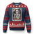 Skeleton 420 Cannabis Ugly Christmas Sweater Tarot Card The Stoner Weed Lover - Wonder Print Shop