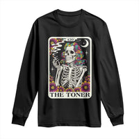 Skeleton 420 Cannabis Long Sleeve Shirt Tarot Card The Stoner Weed Lover
