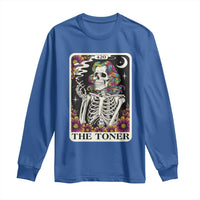 Skeleton 420 Cannabis Long Sleeve Shirt Tarot Card The Stoner Weed Lover