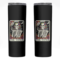 Skeleton 420 Cannabis Skinny Tumbler Tarot Card The Stoner Weed Lover