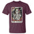 Skeleton 420 Cannabis T Shirt Tarot Card The Stoner Weed Lover