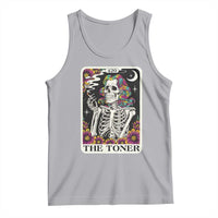 Skeleton 420 Cannabis Tank Top Tarot Card The Stoner Weed Lover
