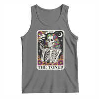 Skeleton 420 Cannabis Tank Top Tarot Card The Stoner Weed Lover