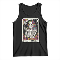 Skeleton 420 Cannabis Tank Top Tarot Card The Stoner Weed Lover