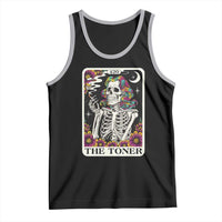 Skeleton 420 Cannabis Tank Top Tarot Card The Stoner Weed Lover