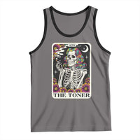 Skeleton 420 Cannabis Tank Top Tarot Card The Stoner Weed Lover