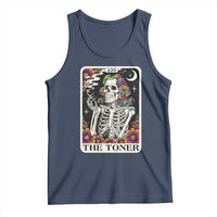 Skeleton 420 Cannabis Tank Top Tarot Card The Stoner Weed Lover