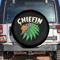 Chiefin Weed Smoking Spare Tire Cover Funny 420 Cannabis Pot THC Smoker