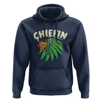 Chiefin Weed Smoking Hoodie Funny 420 Cannabis Pot THC Smoker