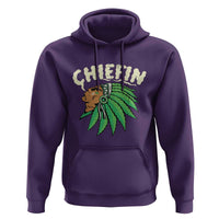 Chiefin Weed Smoking Hoodie Funny 420 Cannabis Pot THC Smoker
