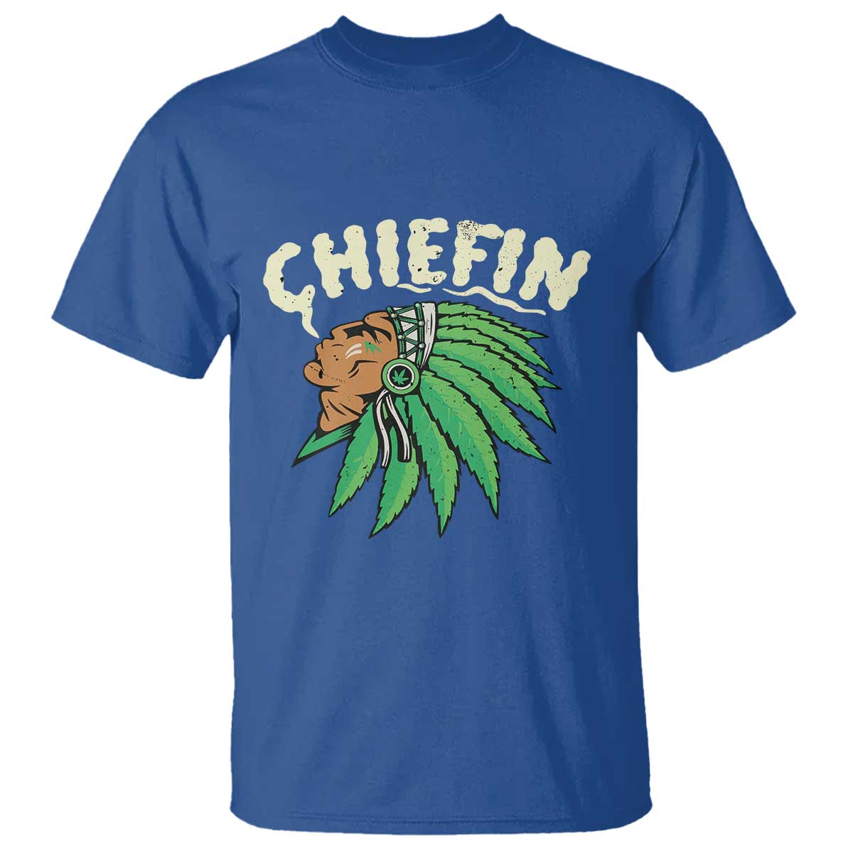 Chiefin Weed Smoking T Shirt Funny 420 Cannabis Pot THC Smoker