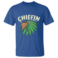 Chiefin Weed Smoking T Shirt Funny 420 Cannabis Pot THC Smoker