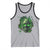 Marijuana Skull Tank Top Smoke Weed Cannabis 420 Pot Leaf