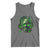 Marijuana Skull Tank Top Smoke Weed Cannabis 420 Pot Leaf