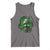 Marijuana Skull Tank Top Smoke Weed Cannabis 420 Pot Leaf