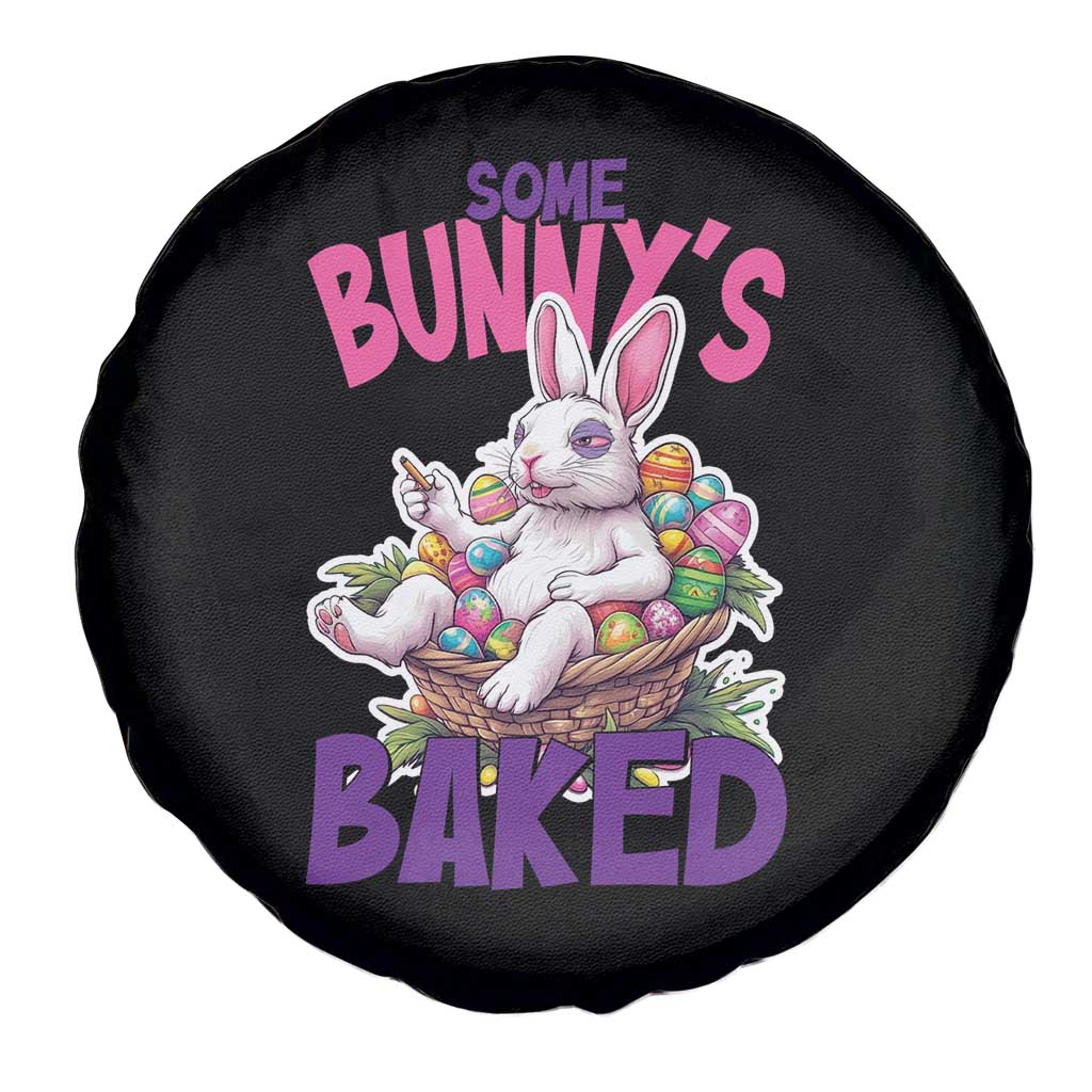 Happy 420 Easter Spare Tire Cover Bunny Funny Weed Smoking Rabbit Cannabis 4/20 Day