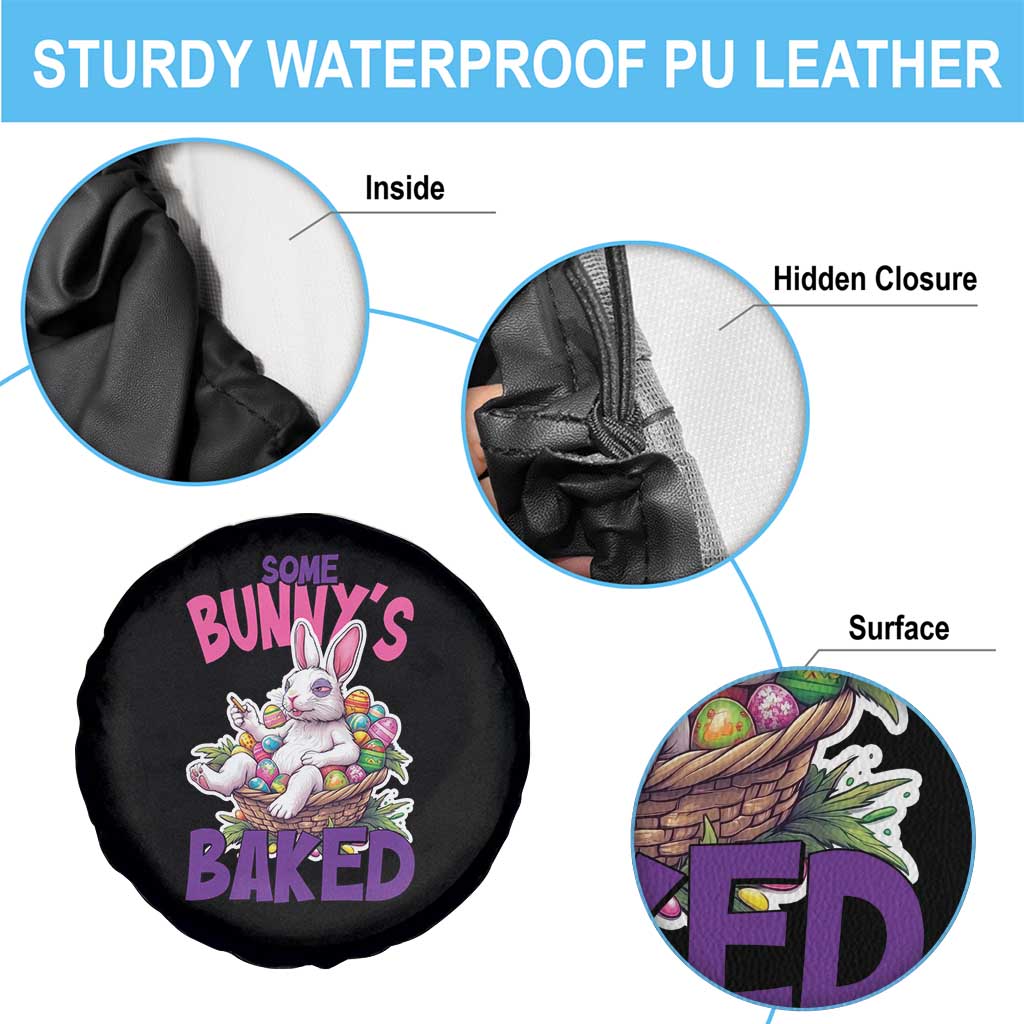 Happy 420 Easter Spare Tire Cover Bunny Funny Weed Smoking Rabbit Cannabis 4/20 Day