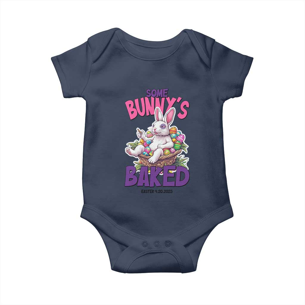 Happy 420 Easter Baby Onesie Bunny Funny Weed Smoking Rabbit Cannabis 4/20 Day