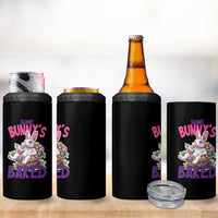 Happy 420 Easter 4 in 1 Can Cooler Tumbler Bunny Funny Weed Smoking Rabbit Cannabis 4/20 Day