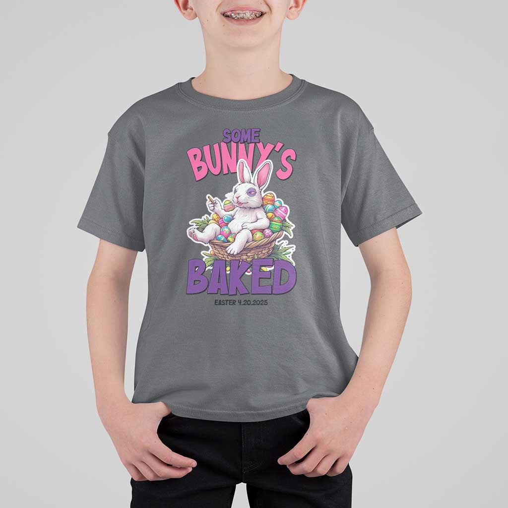 Happy 420 Easter T Shirt For Kid Bunny Funny Weed Smoking Rabbit Cannabis 4/20 Day