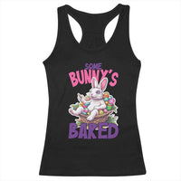 Happy 420 Easter Racerback Tank Top Bunny Funny Weed Smoking Rabbit Cannabis 4/20 Day