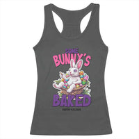 Happy 420 Easter Racerback Tank Top Bunny Funny Weed Smoking Rabbit Cannabis 4/20 Day