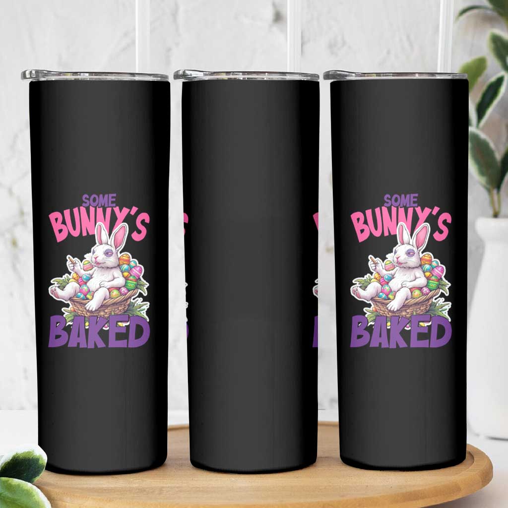 Happy 420 Easter Skinny Tumbler Bunny Funny Weed Smoking Rabbit Cannabis 4/20 Day