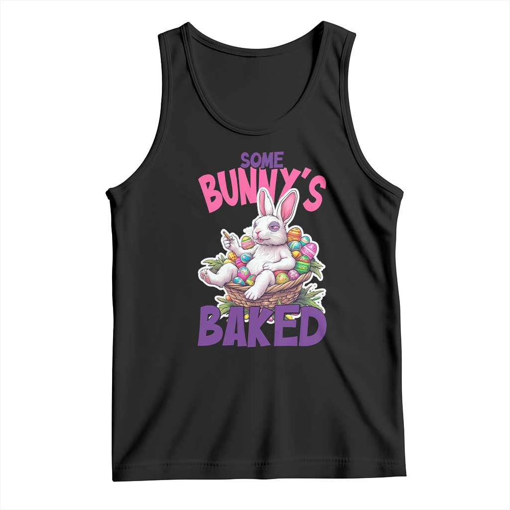 Happy 420 Easter Tank Top Bunny Funny Weed Smoking Rabbit Cannabis 4/20 Day