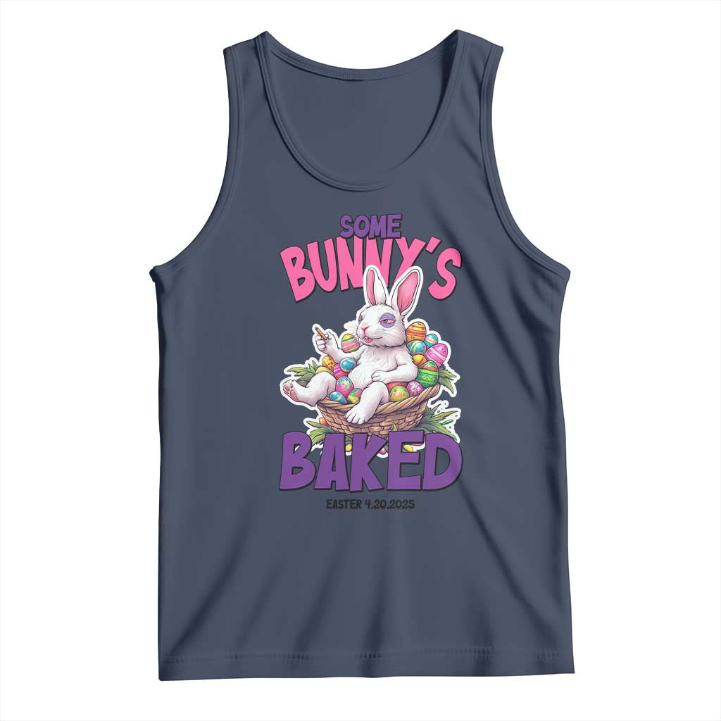 Happy 420 Easter Tank Top Bunny Funny Weed Smoking Rabbit Cannabis 4/20 Day