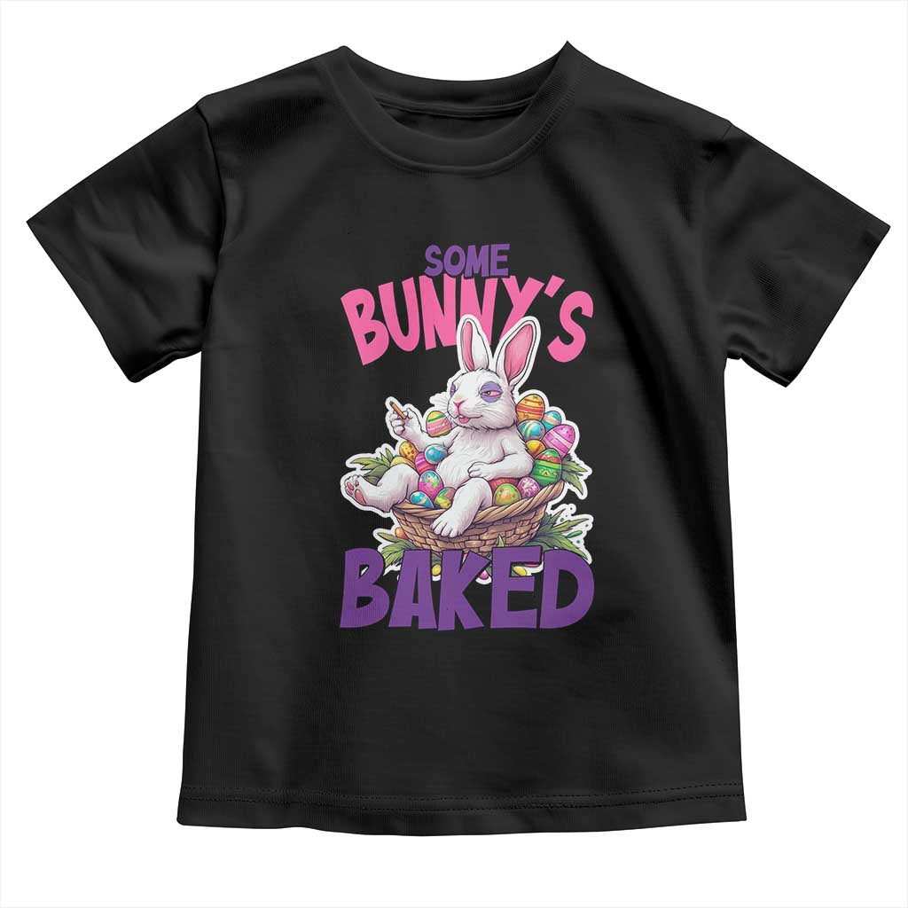 Happy 420 Easter Toddler T Shirt Bunny Funny Weed Smoking Rabbit Cannabis 4/20 Day