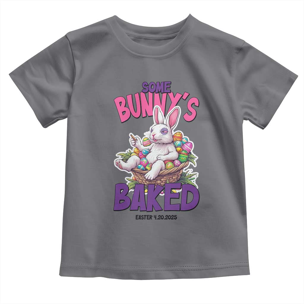 Happy 420 Easter Toddler T Shirt Bunny Funny Weed Smoking Rabbit Cannabis 4/20 Day