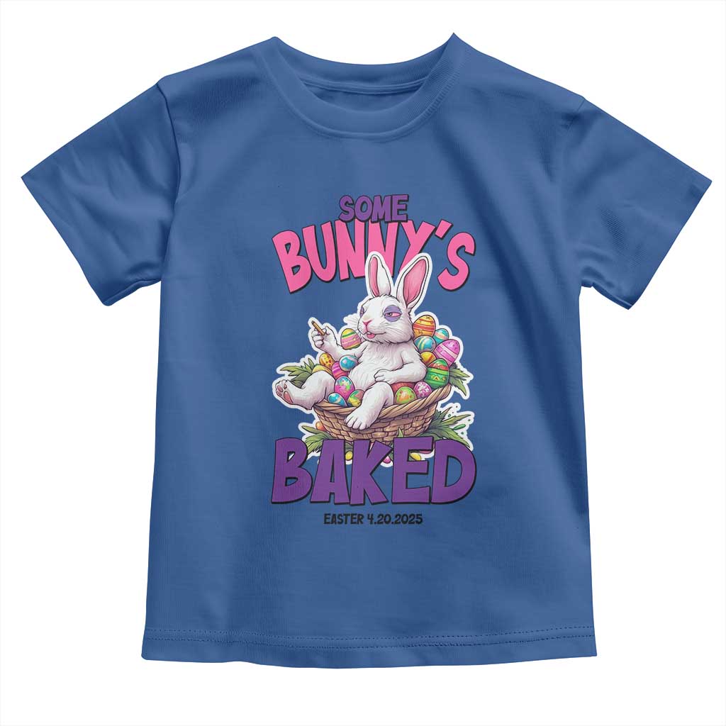 Happy 420 Easter Toddler T Shirt Bunny Funny Weed Smoking Rabbit Cannabis 4/20 Day