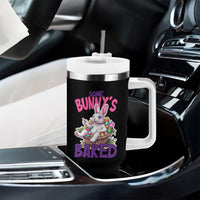 Happy 420 Easter Tumbler With Handle Bunny Funny Weed Smoking Rabbit Cannabis 4/20 Day