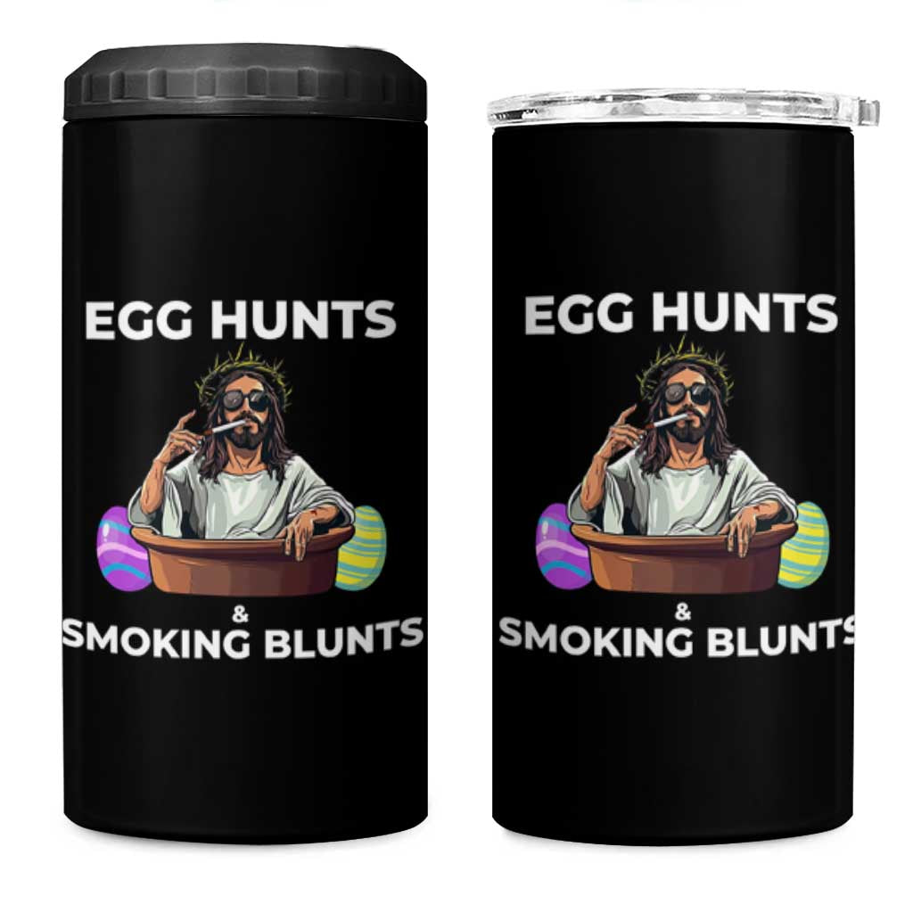 Happy 420 Easter 4 in 1 Can Cooler Tumbler Blunt Stoner