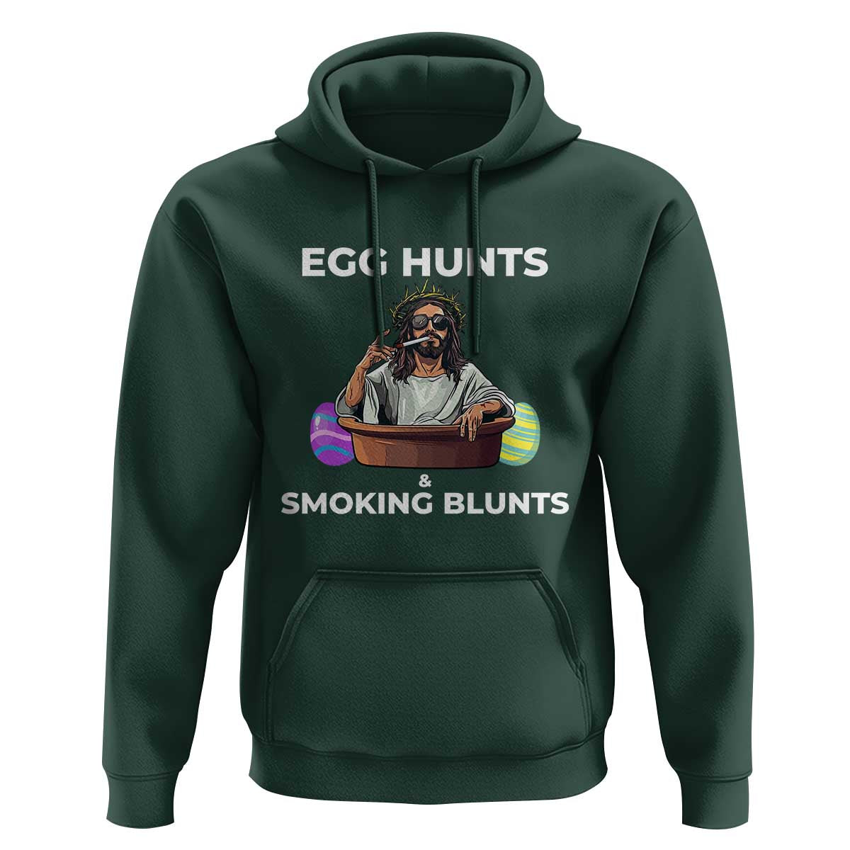 Happy 420 Easter Hoodie Blunt Stoner