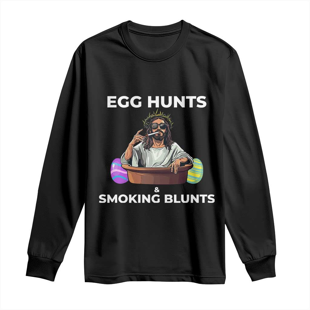 Happy 420 Easter Long Sleeve Shirt Blunt Stoner