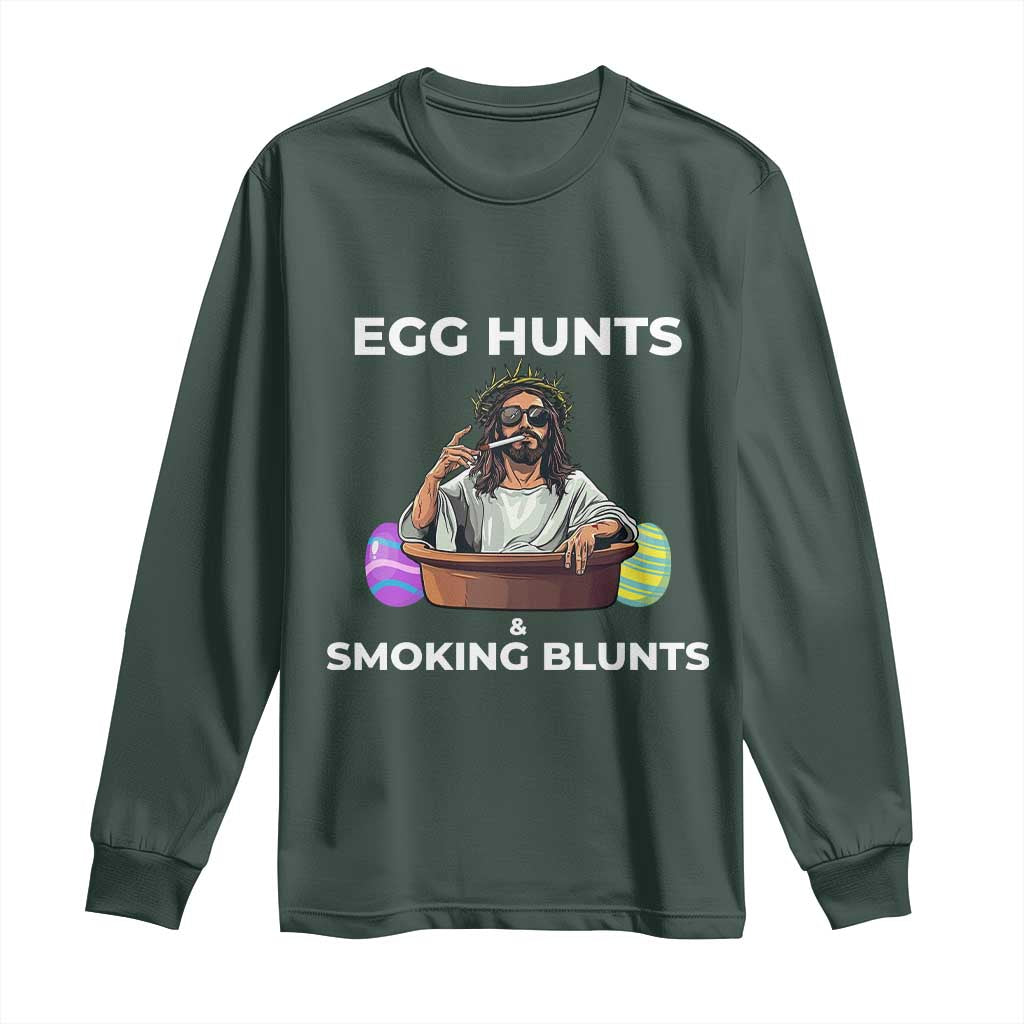Happy 420 Easter Long Sleeve Shirt Blunt Stoner