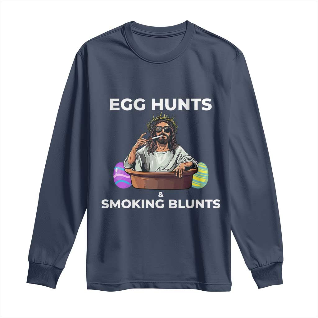 Happy 420 Easter Long Sleeve Shirt Blunt Stoner