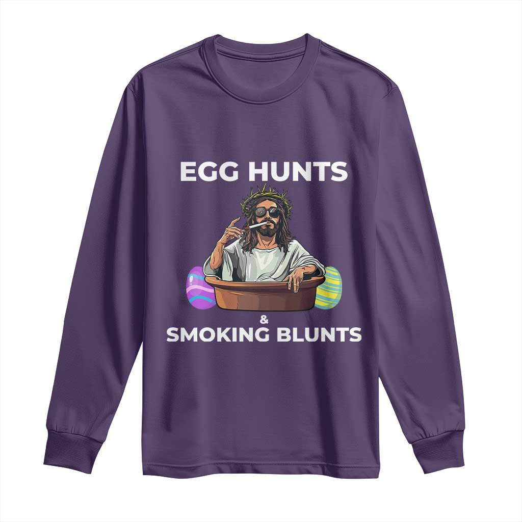 Happy 420 Easter Long Sleeve Shirt Blunt Stoner
