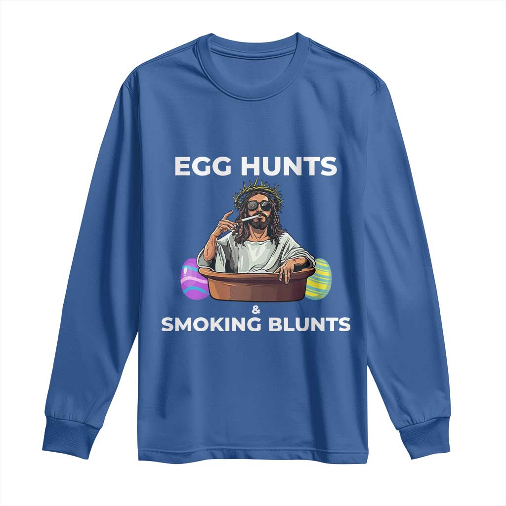 Happy 420 Easter Long Sleeve Shirt Blunt Stoner