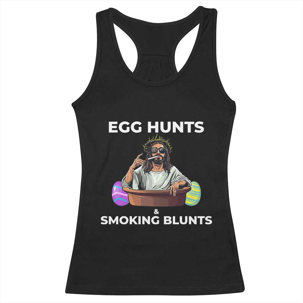 Happy 420 Easter Racerback Tank Top Blunt Stoner