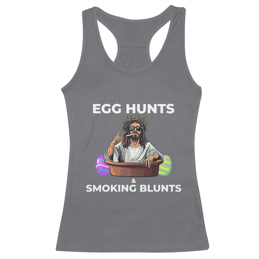 Happy 420 Easter Racerback Tank Top Blunt Stoner