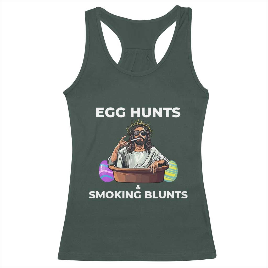 Happy 420 Easter Racerback Tank Top Blunt Stoner