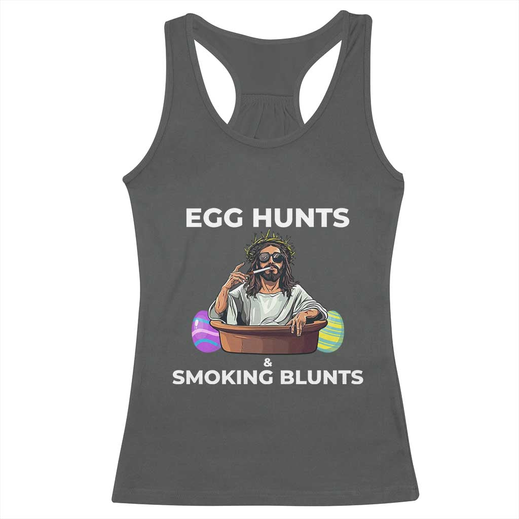 Happy 420 Easter Racerback Tank Top Blunt Stoner