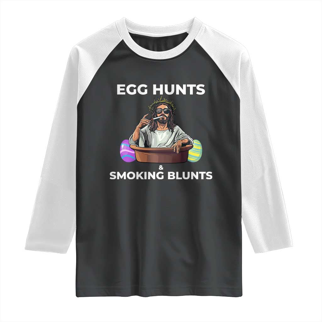 Happy 420 Easter Raglan Shirt Blunt Stoner