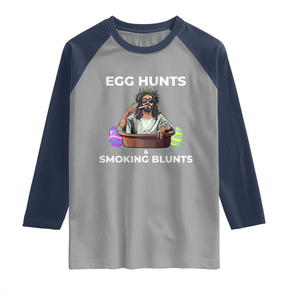 Happy 420 Easter Raglan Shirt Blunt Stoner