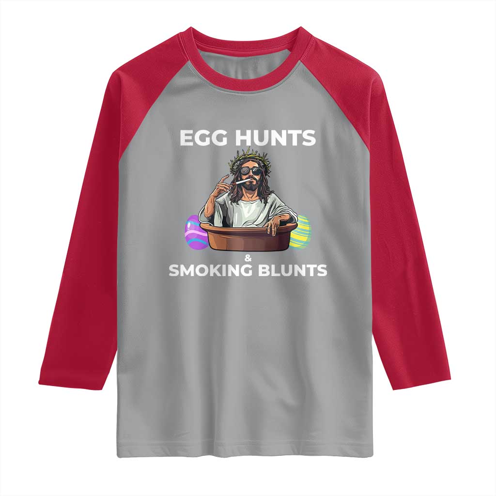 Happy 420 Easter Raglan Shirt Blunt Stoner